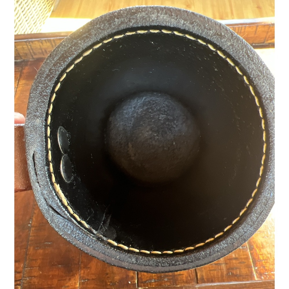 United States Navy Leather Mug‎ by Elandah Leather - Picture 5 of 10